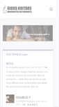 Mobile Screenshot of gibus-guitars.com